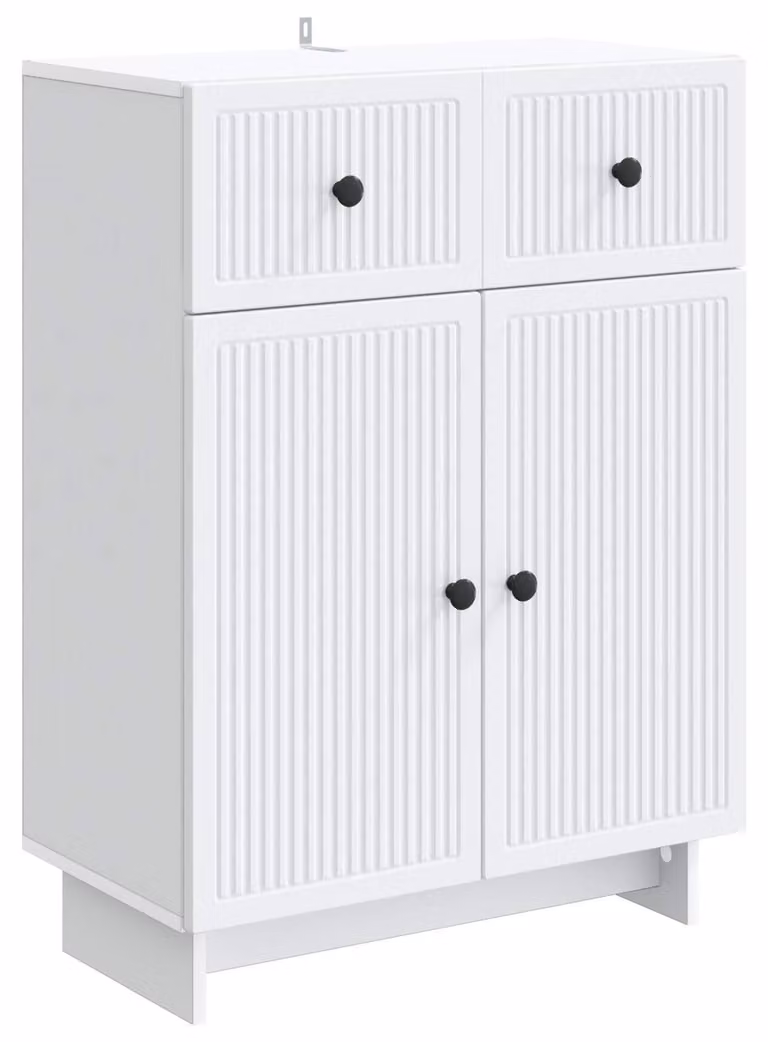Credenza Bianco 66 x 34,5 x 90 cm Legno ingegnerizzato