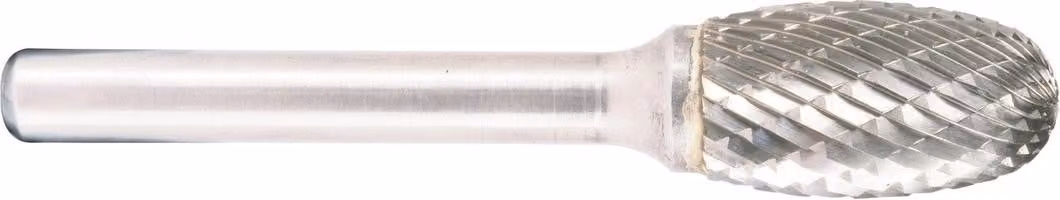 Fresa in metallo duro - forma E - dentatura trasversale - 8 mm