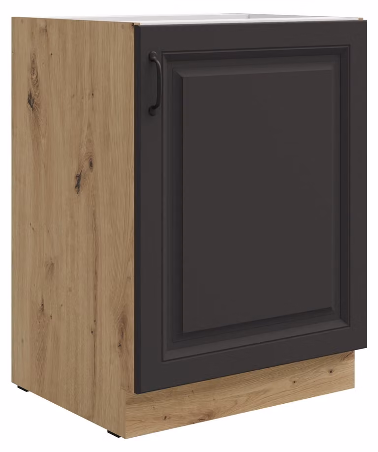 Base 60 cm Stilo grigio + rovere Cucina Artisan Cucina a blocco