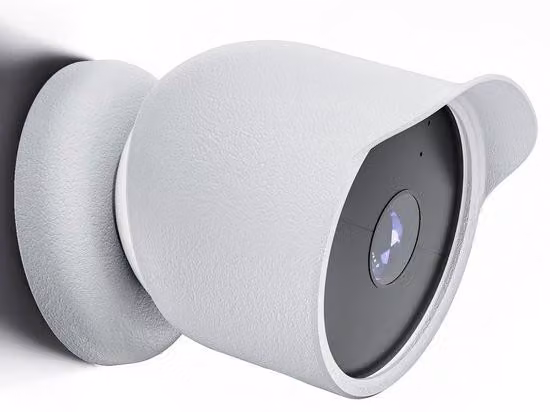 Vetro protettivo per telecamere Nest, resistente all'acqua e ai graffi, bianco