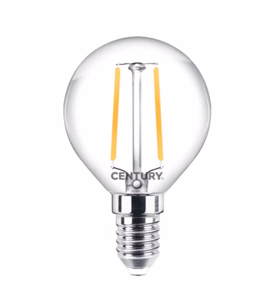 Century Italia Lampadina Sfera LED E14 2W 250L 4000K Design Classico