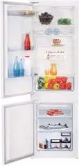 Frigorifero combinato da incasso Beko BCSA285K4SN con congelatore inferiore, classe energetica E, colore bianco, Larghezza: 60 cm