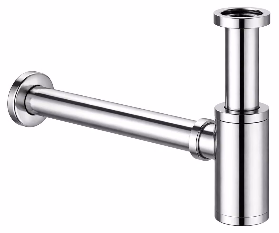 Sifone per lavabo - 5/4" - ottone - DN32/250 mm - cromato