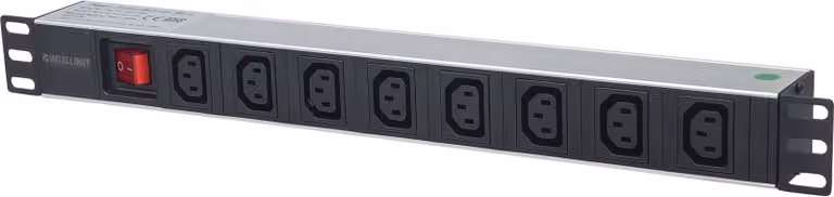 Intellinet 163620 PDU Intellinet 19" presa IEC a 8 vie C13