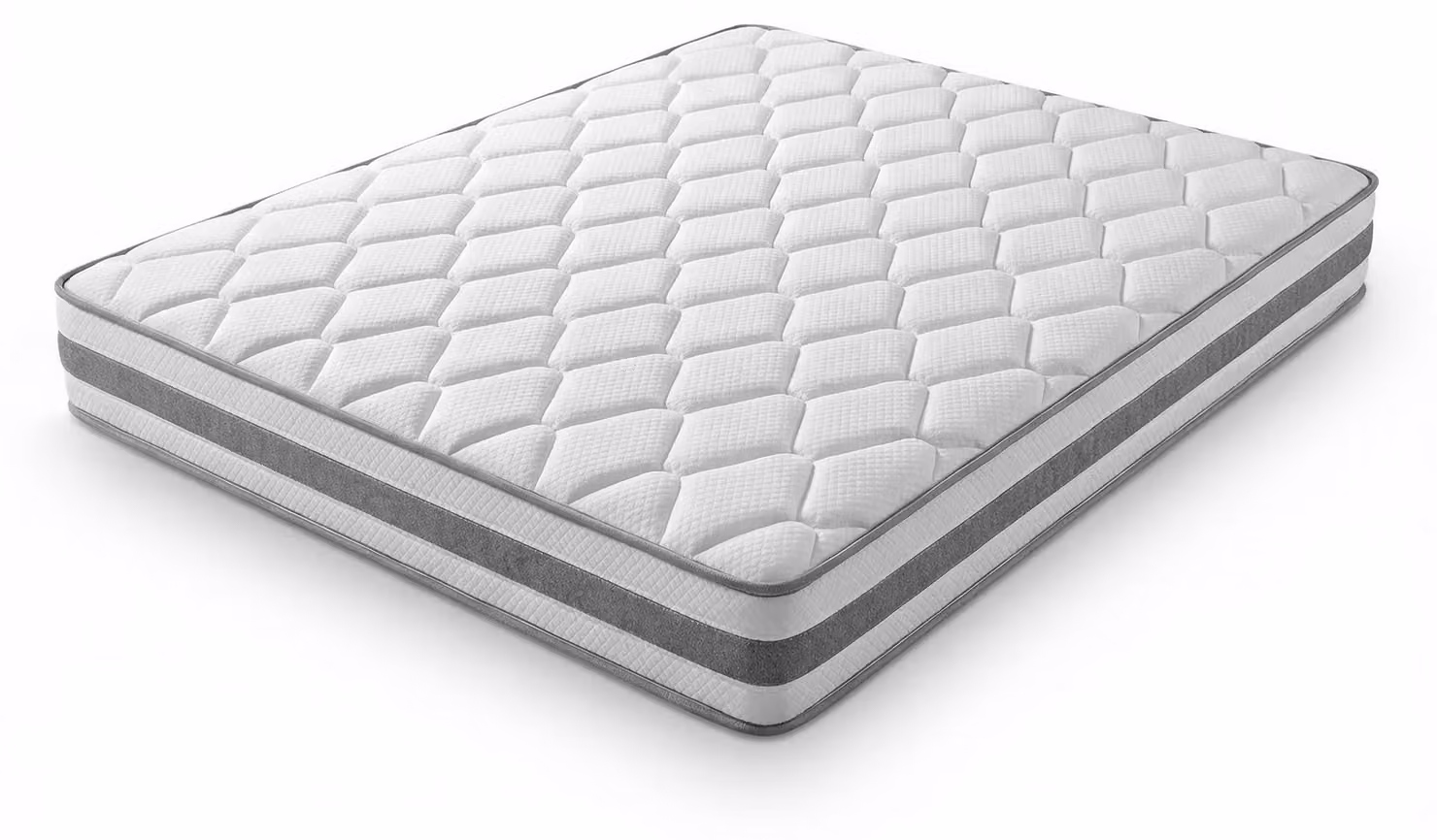 Materasso 140x200, altezza H4, 25 cm, con imbottitura in schiuma confortevole, materasso a molle insacchettate a 7 zone, ergonomico, materasso a molle per adulti, OEKO-TEX