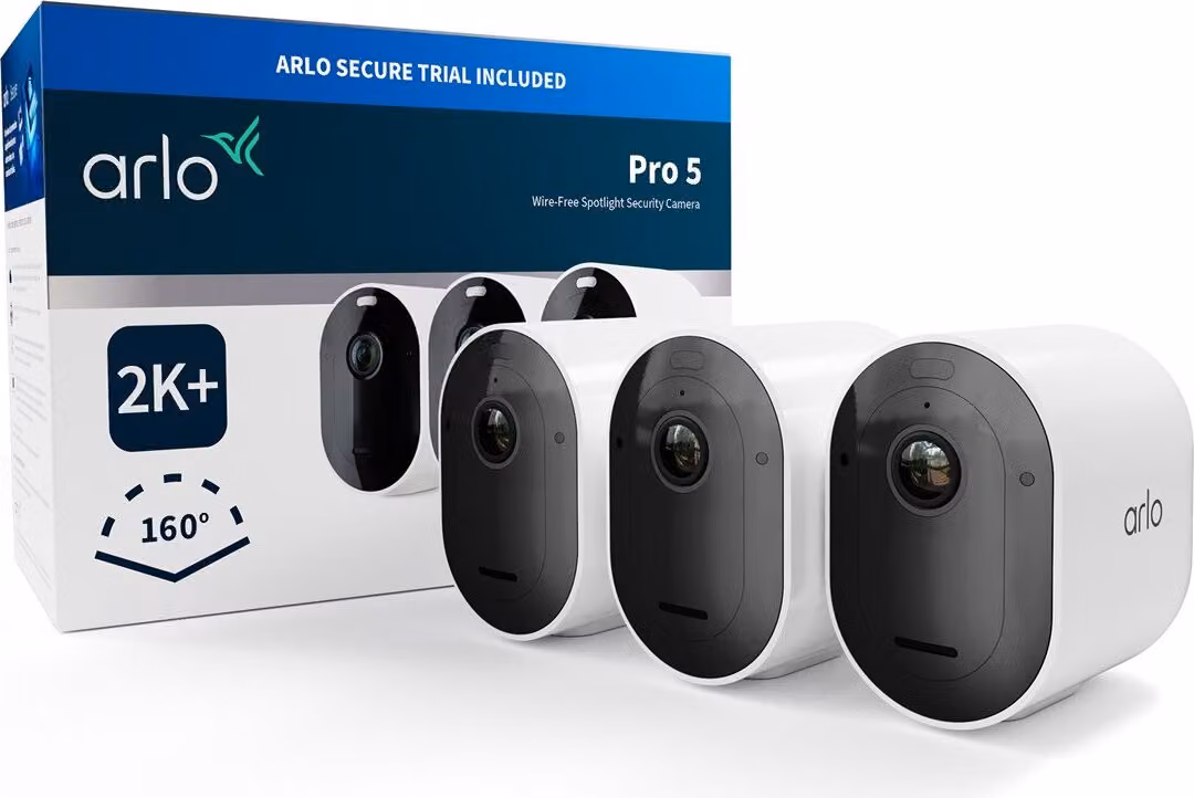 3 Camera Pack - ARLO - Pro 5 - Outdoor - Battery - Night Vision