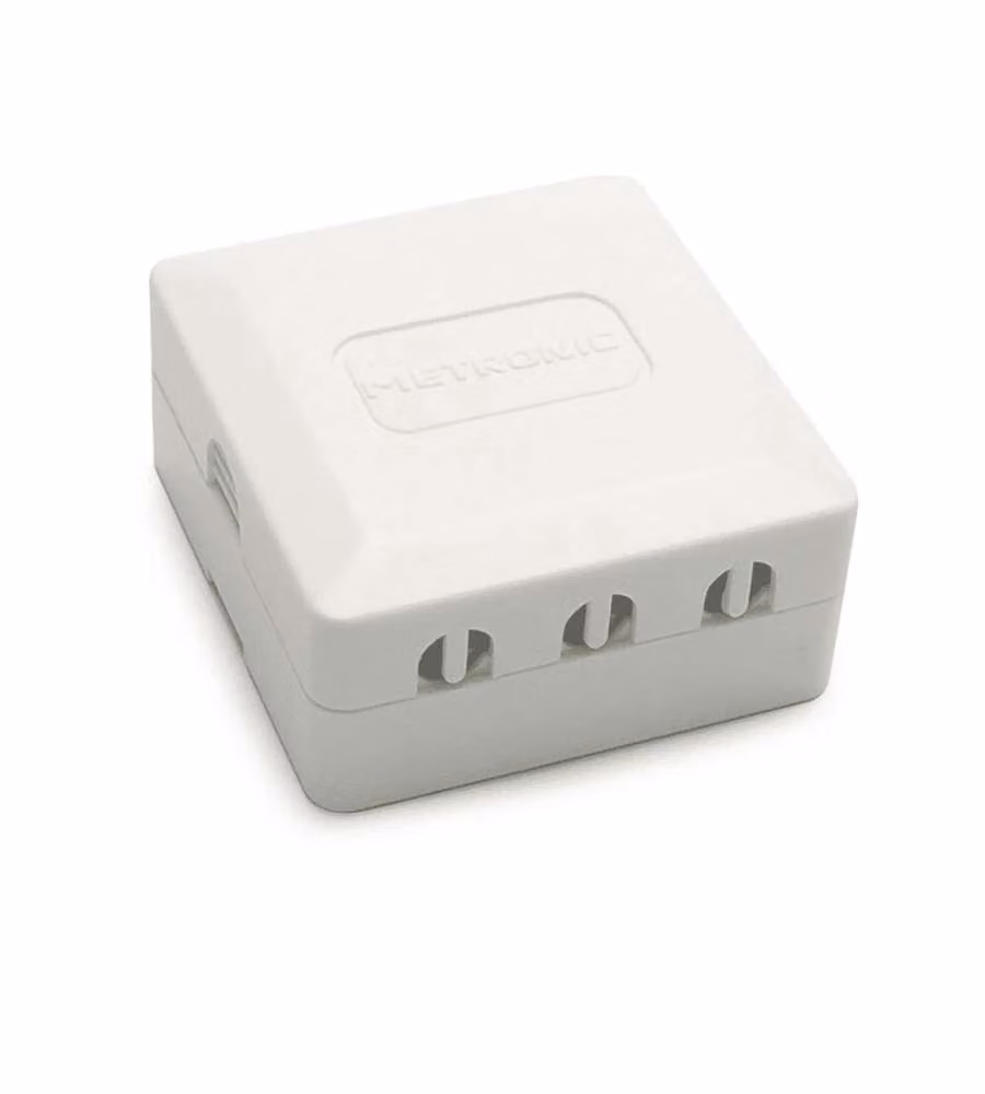Metronic Partitore TV da Interno 2 Uscite Schermato 5x5x2 cm