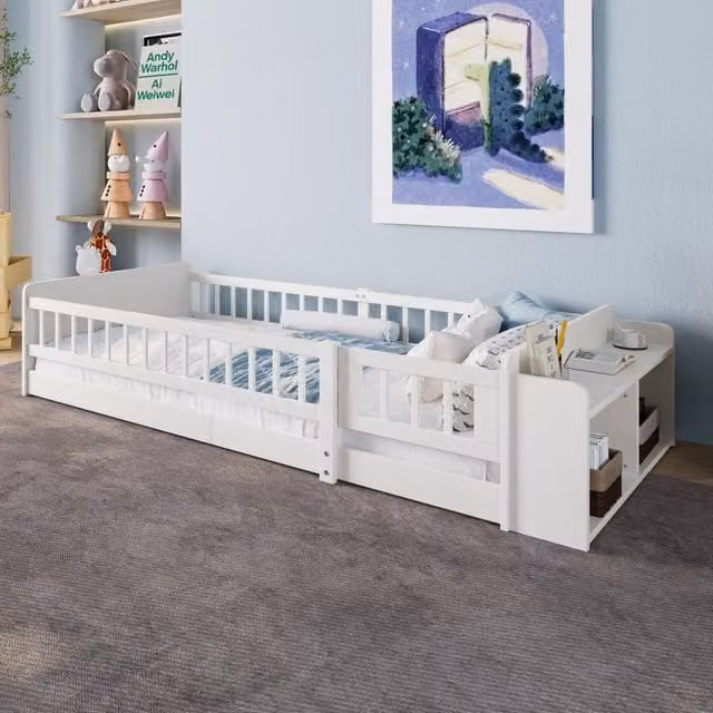 letto per bambini pino bianco 90 x 200 cm