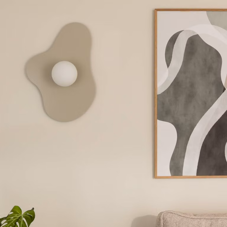 Globen Lighting Applique da parete ILLUSION, Alluminio / Grigio / Zincato, Soggiorno / Sala da pranzo, Vetro, Moderno, Applique