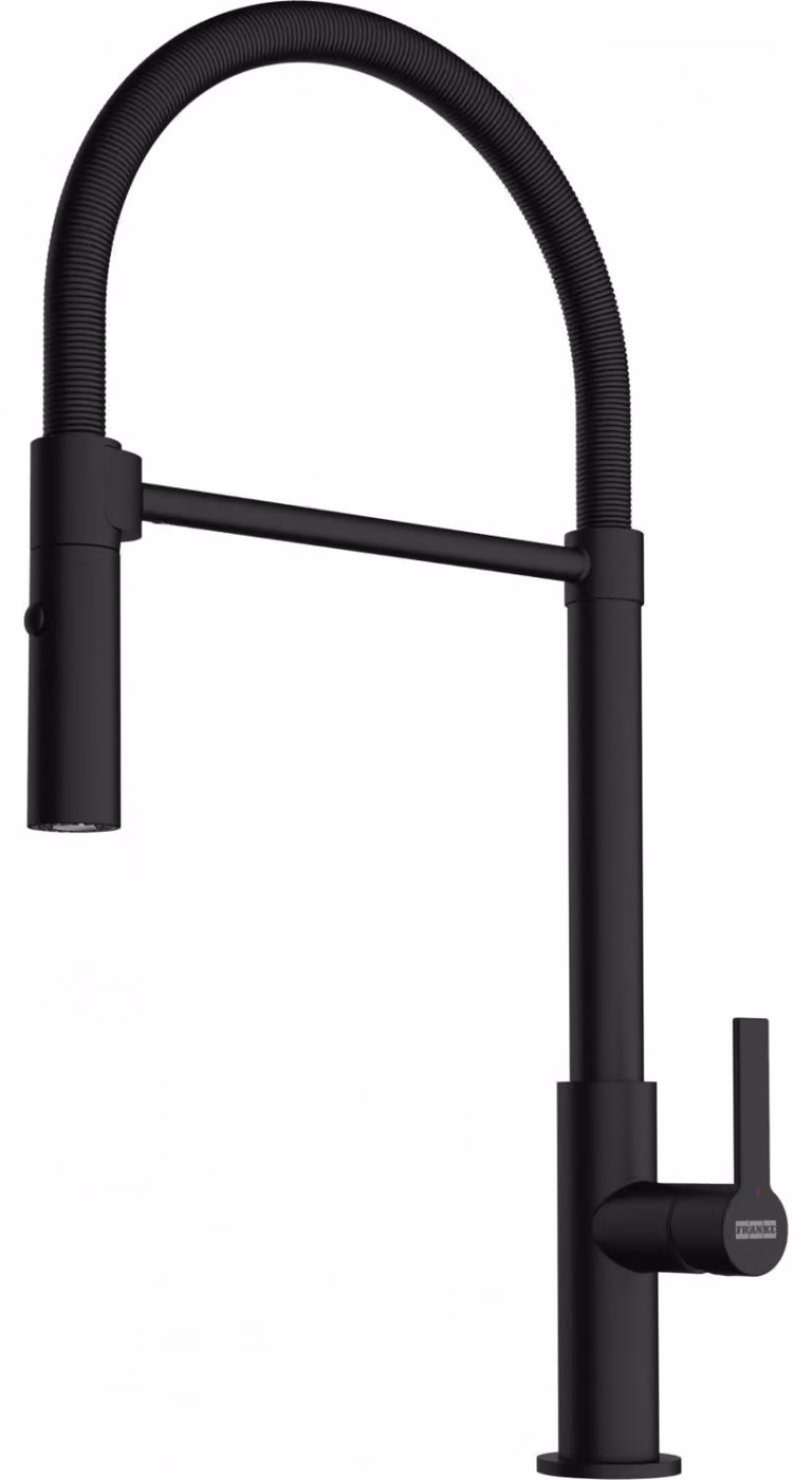 Franke Miscelatore Cucina Maris Stripes Semi-Pro Nero Opaco