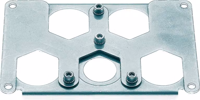 HARTING Han HPR telaio di supporto, dimensione 48 HPR presa, per 5 moduli HC 350+1xHC-350PE Materiale metallo - 1 pezzo
