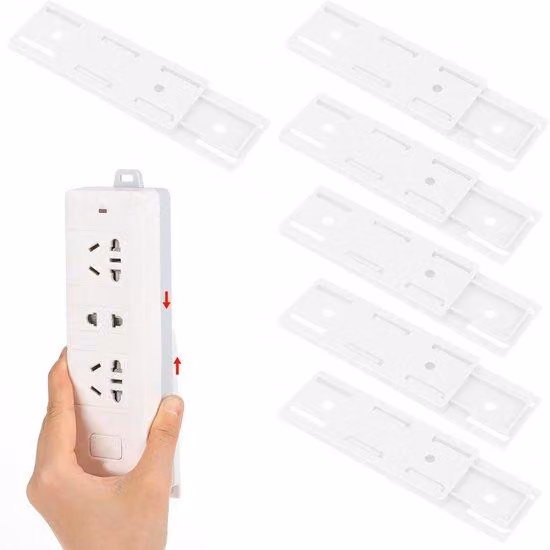 Supporti adesivi per prese elettriche, 6 pezzi