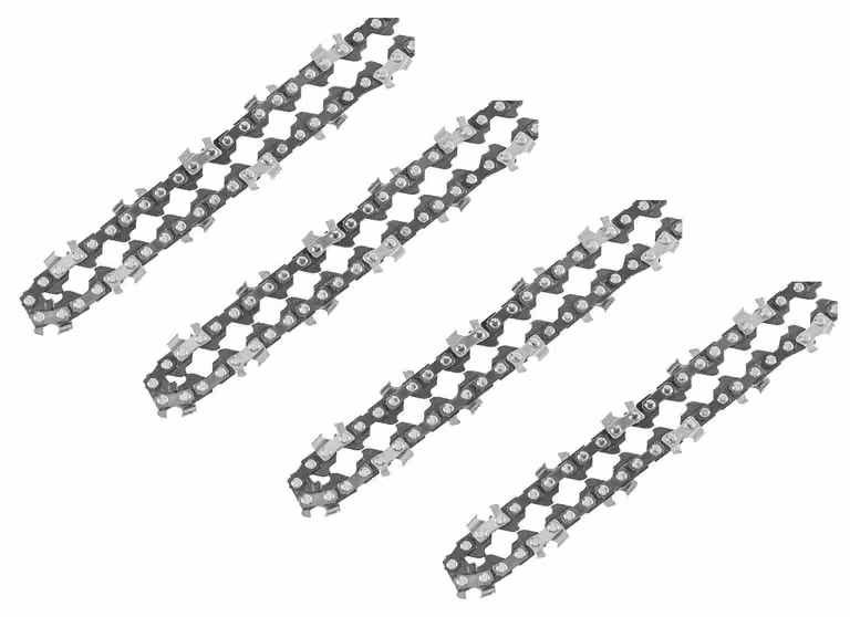 4 catene per motosega, 8 pollici - 1/4" - 48 maglie
