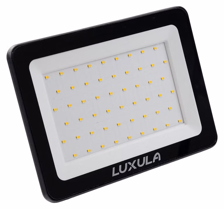 LUXULA, faretto a LED, 50 W, 4000 K (bianco neutro), colore nero, grado di protezione IP65