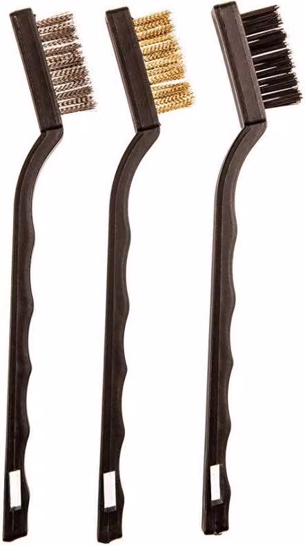 Set di spazzole Top Tools 180 mm ottone rame, acciaio nero
