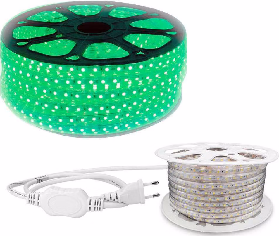 Striscia LED verde da 20 m con 60 LED SMD 5050 al metro - IP65 per interni ed esterni