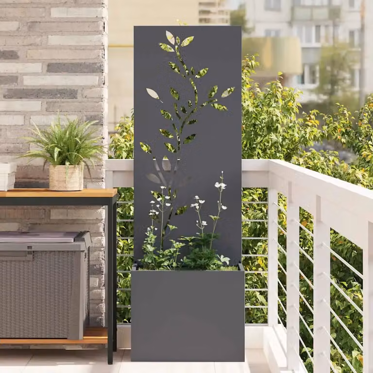 vidaXL Schermo per privacy in giardino Antracite 50 x 32 x 150 cm