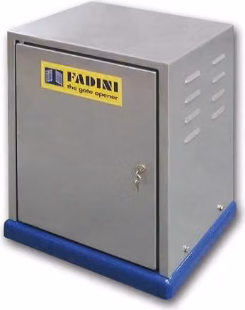Motoriduttore trifase Fadini Fibo 400 per cancelli scorrevoli, colore grigio, in acciaio e ottone