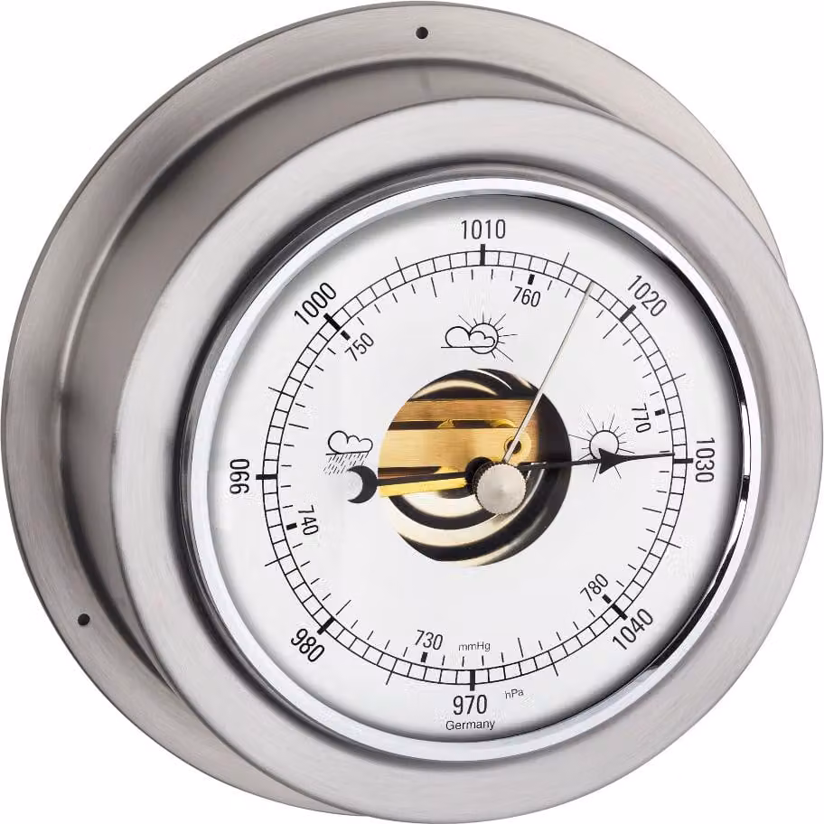 Barometro Alloggiamento in acciaio inox Ø 140 mm