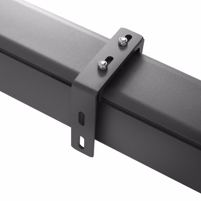 Tenda da sole tectake con manovella, montaggio a parete, in alluminio e poliestere, grigio, L 200 cm x P 250 cm