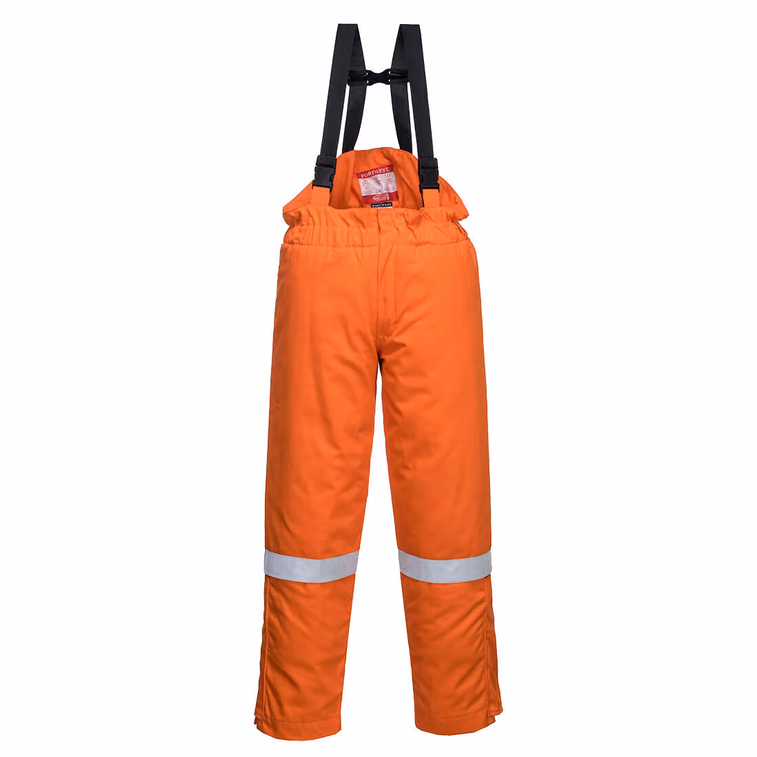 Portwest FR58 Salopette invernale antistatica ignifuga arancione Taglia S