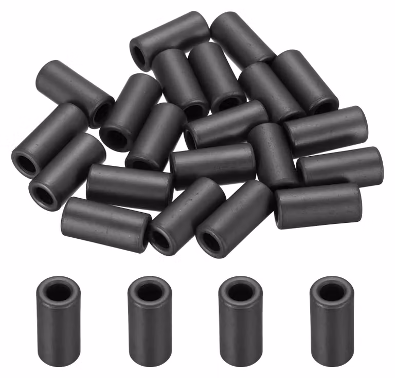Nuclei toroidali in ferrite, 20 pezzi, dimensioni 12x6,5x25 mm, forma circolare, colore nero
