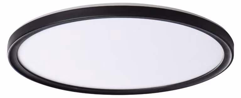 Lampada da soffitto a LED AZPO 18,5 W 3000-4000-6000 K 1700 lm, in plastica, bianco e nero, dimensioni: 2,9 x 29 x 29 cm, IP54, Miledo