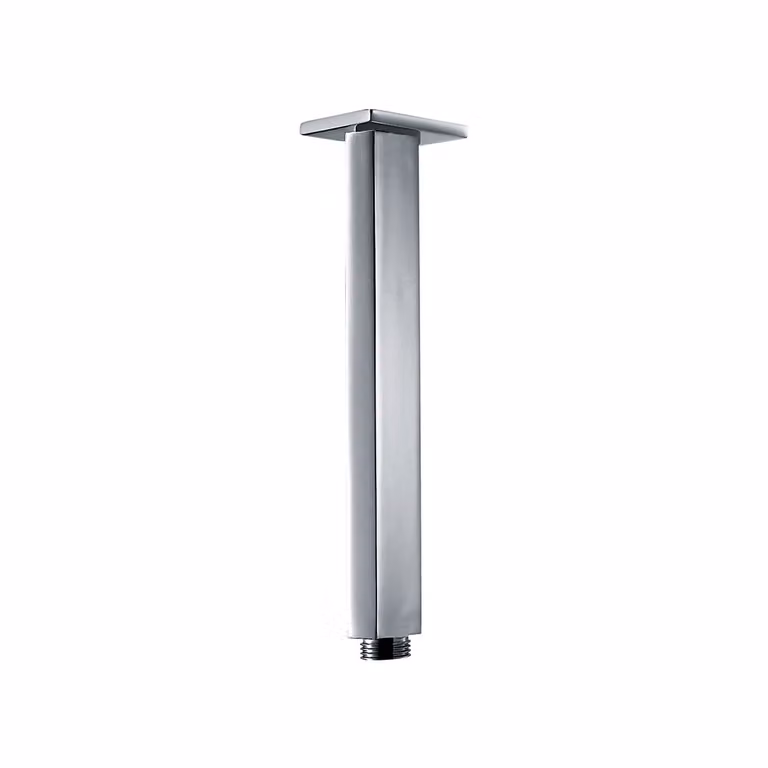 Braccio doccia a soffitto acciaio inox quadrato 20 cm KYOTO - Satinato