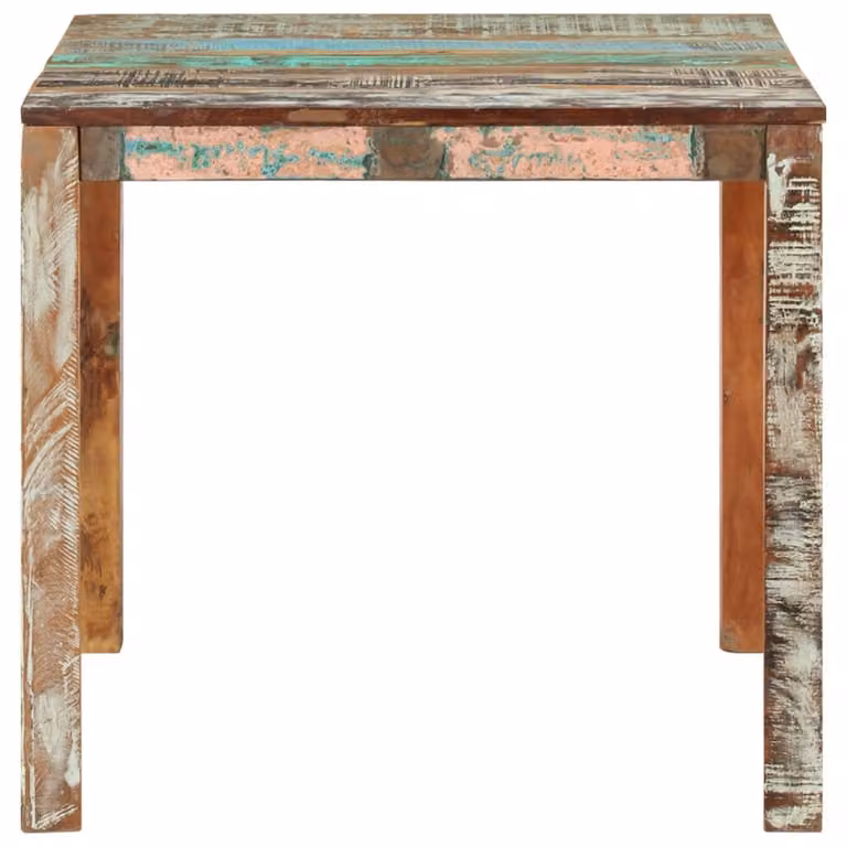 Tavolo da Pranzo 82x80x76 cm in Legno Massello di Recupero
