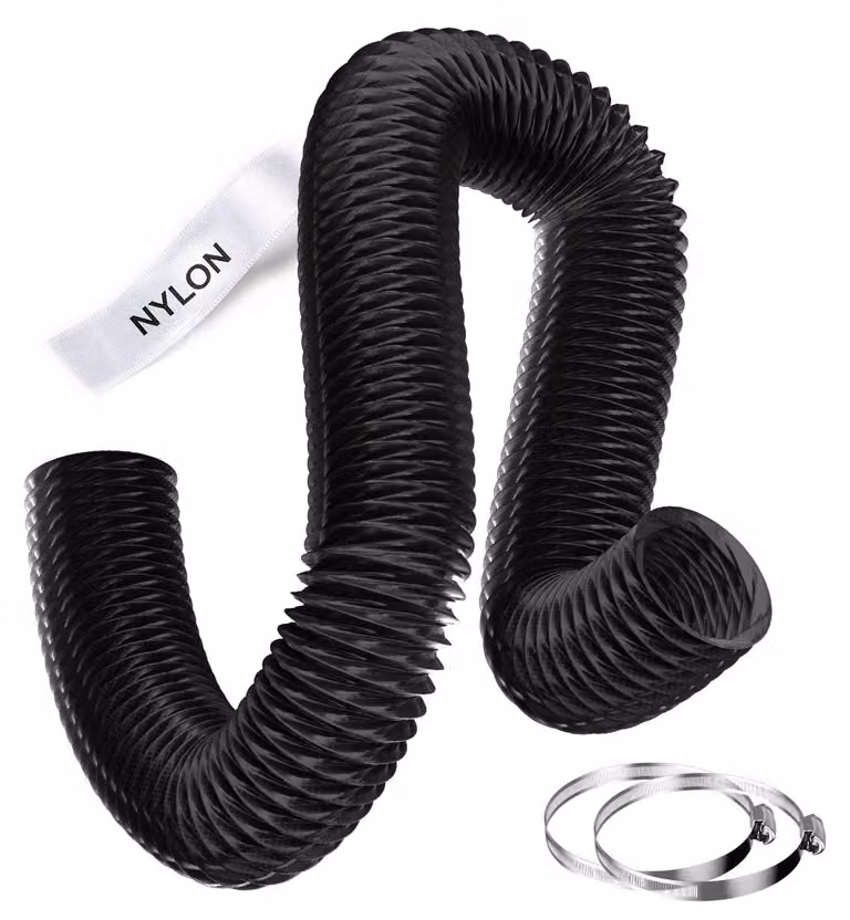 Tubo di ventilazione da 75 mm, lunghezza 5 metri, tubo flessibile per condotti, adatto per riscaldatori stazionari diesel