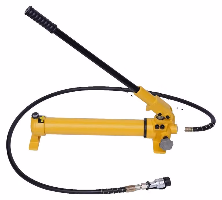Pompa idraulica, capacità 700 cc, alta pressione, giallo