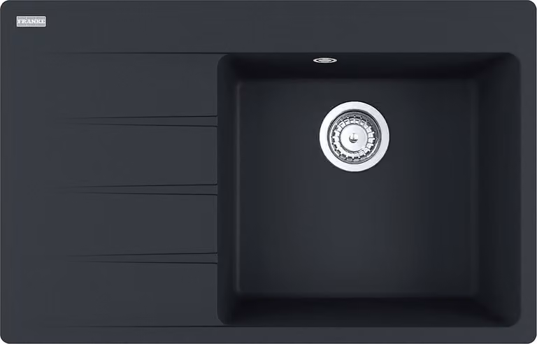 Franke Maris Centro vestavný dřez Fragranit dřez CNG 611-78 A Onyx knoflík nerez od 50 cm 114.0627.657