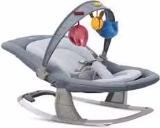 Sdraietta per l'infanzia con movimento basculante Inglesina Lounge Sugar colore bianco