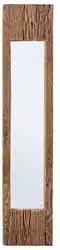 Specchio da parete Bizzotto RAFTER rettangolare in legno marrone stile rustico L: 120 cm, H: 25 cm