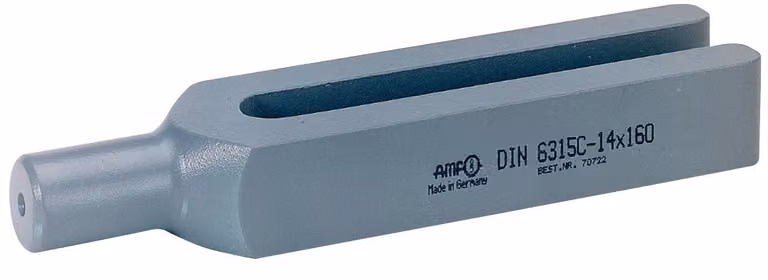 AMF Morsetto per forcella DIN6315C 26x250 verniciato con spalla di serraggio rotonda - 70789