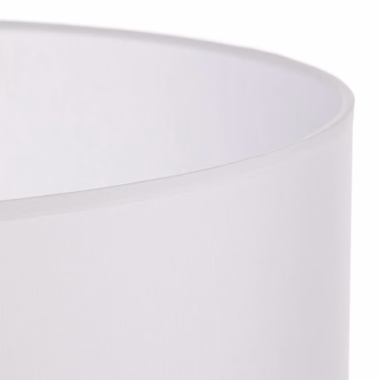 Paralume Alba, Ø 40 cm, E27, bianco Alba HELAM, Bianco / Opale, Soggiorno / Sala da pranzo, Tessuto / Stoffa / Seta