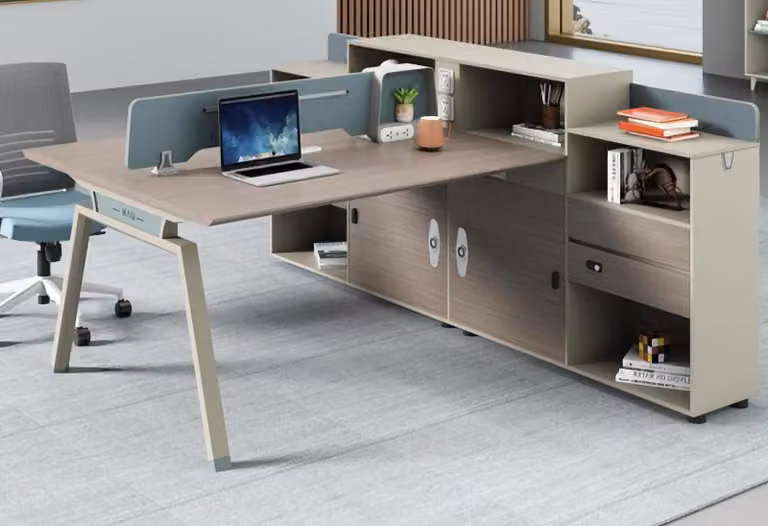 Teamarbeitsplatz Bürotisch Workstation Co Working Tisch Schreibtischsystem Insel
