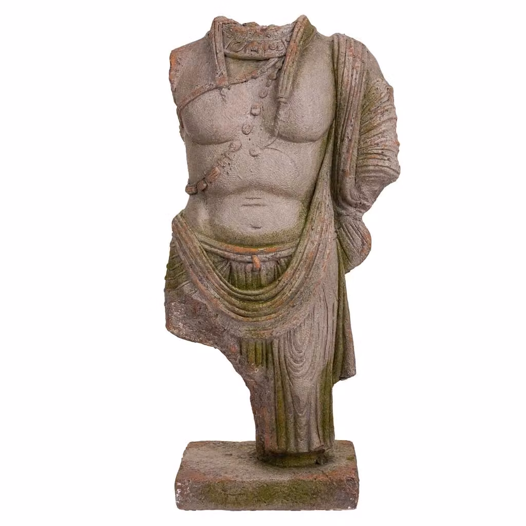 Busto decorativo in magnesio WANDERLUST DECO colore grigio L: 38 cm, P: 22 cm, H: 76 cm – 2