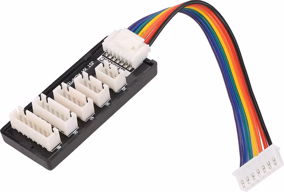 Scheda di espansione caricabatterie bilanciatore JST XH Scheda di ricarica parallela per batterie LiPo 2S-6S