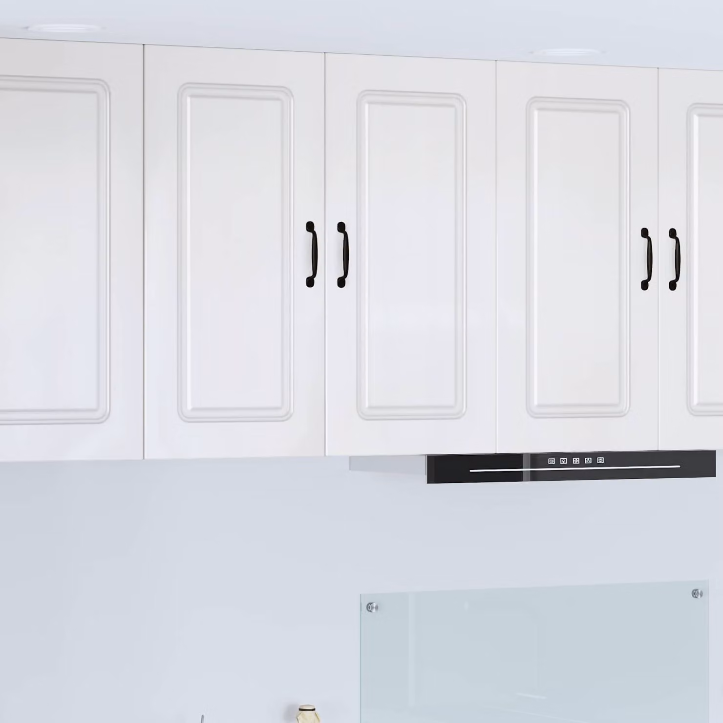 vidaXL Pensile da cucina Kalmar Bianco Lucido L 80 x P 31 x H 80 cm
