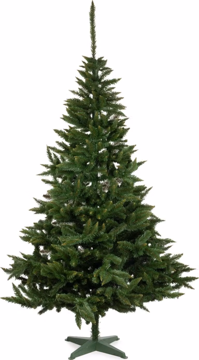Moritz albero di Natale artificiale 220 cm sistema a innesto a montaggio rapido abete caucasico realistico con supporto