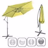 Ombrellone sospeso Ampel 3 m - lime Linder Exclusiv