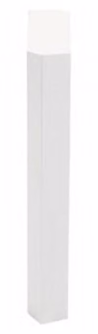 Palo Da Esterno Moderno H80Cm Kube Alluminio E Termoplastica Bianco Led 7W 4000K