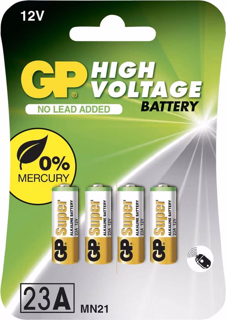 1x4 GP Alkaline 23A / MN21 4 pezzi batterie 12V