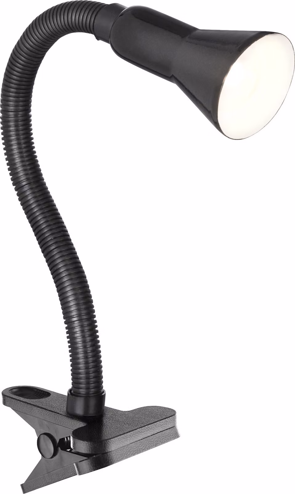 Lampada Contemporanea Desk Partners Acciaio Nero Policarbonato 1 Luce E14