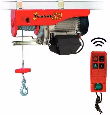 Paranco Elettrico Tiratutto TT 200 TS Europea Rosso 200 kg