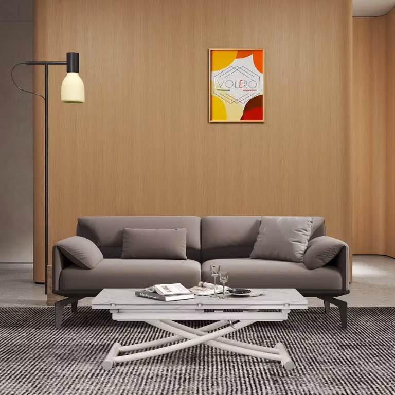 Tavolo allungabile Ulisse Small, regolabile in altezza, 100 cm