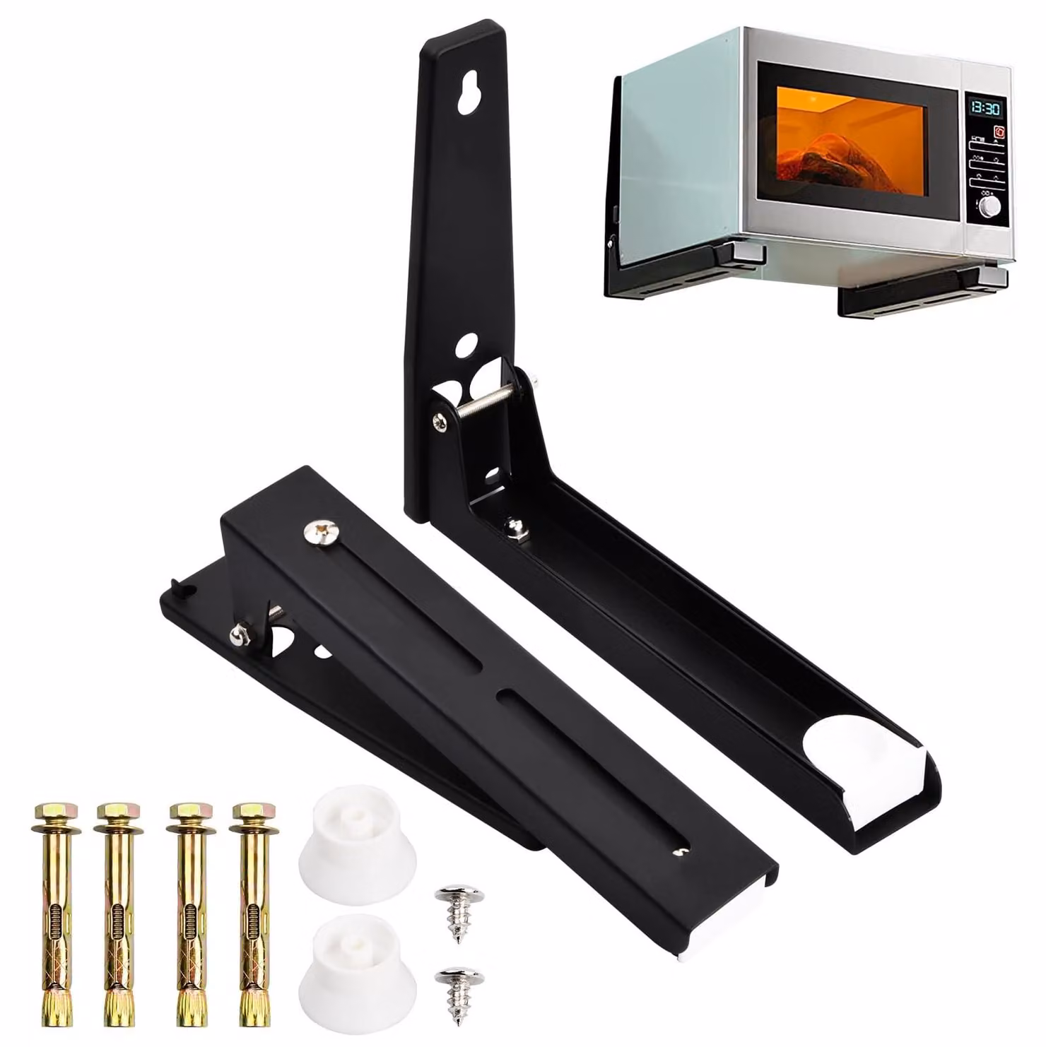 Supporto magnetron da parete con staffa regolabile