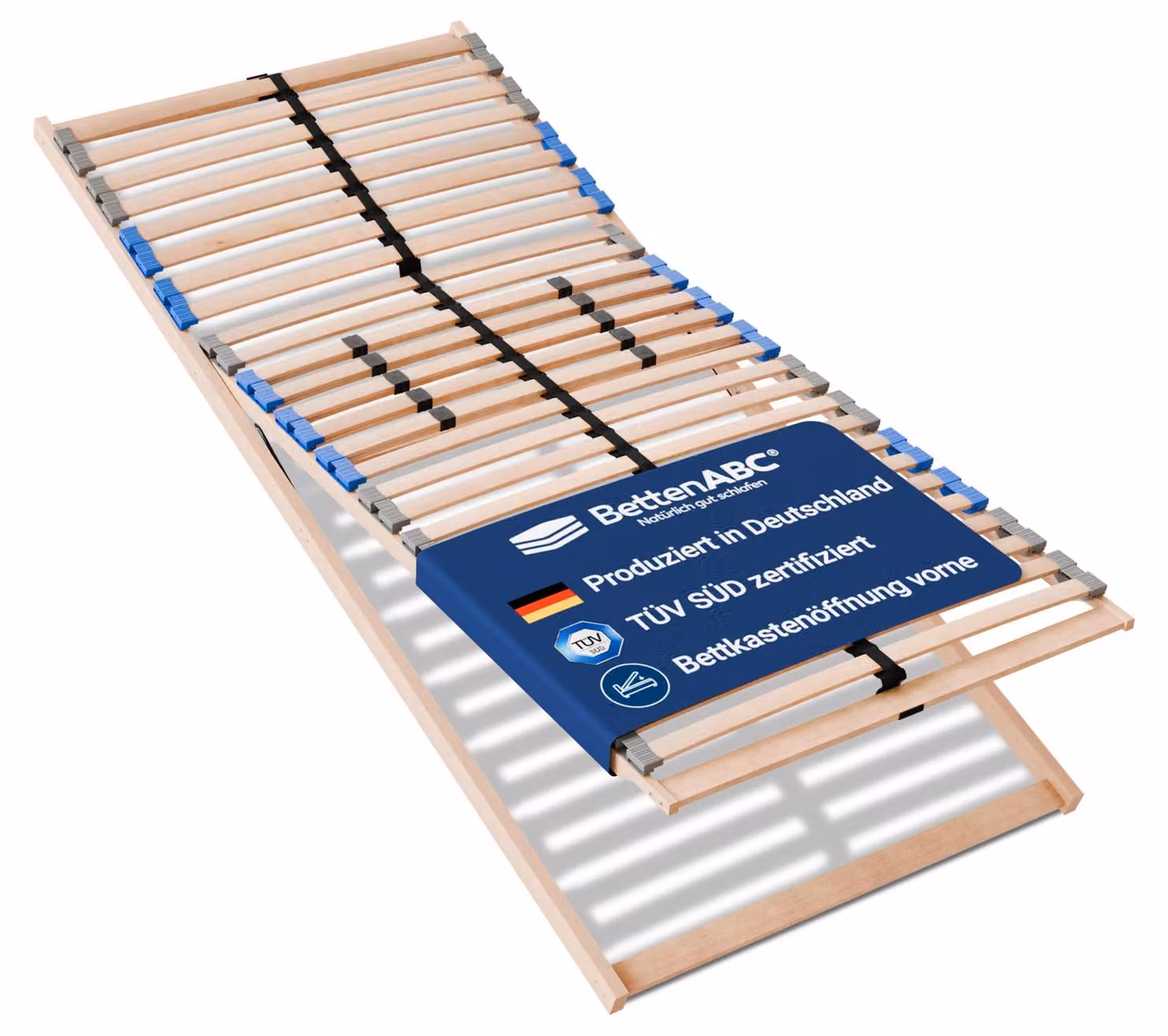 Rete a doghe MaDeRa a 7 zone 3 versioni diverse, per l'autoassemblaggio, dimensioni: 100x200 - funzione base letto