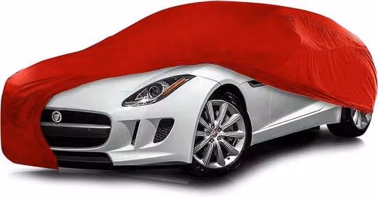 Copertura per auto - Copertura protettiva traspirante e antipolvere - Colore: rosso